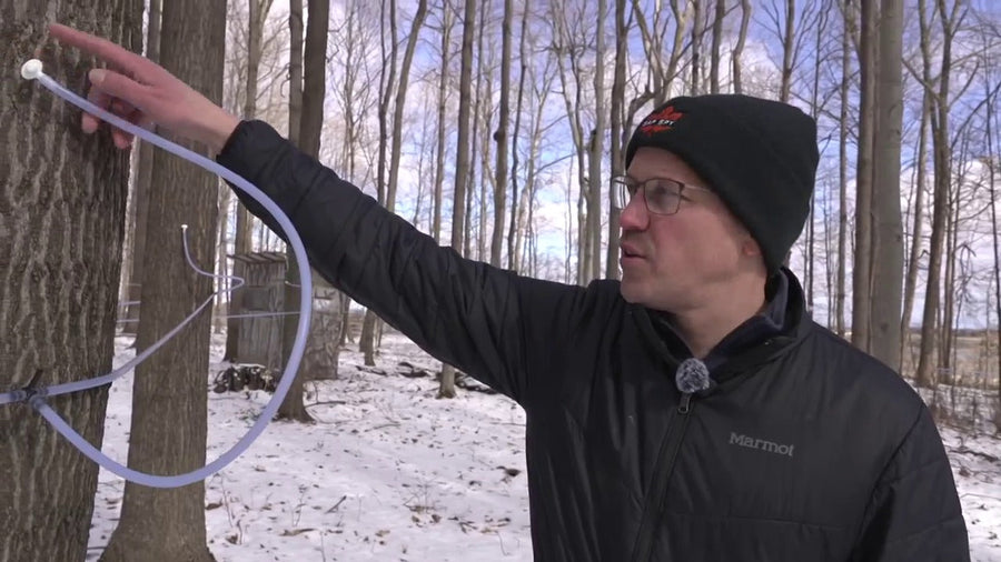 Jeff Skarda at a tap, from the NBC26 story