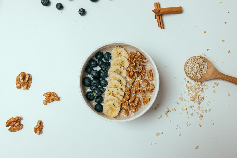 A bowl of maple oatmeal