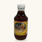 Pint glass bottle of Skarda Maple Farms pure maple syrup